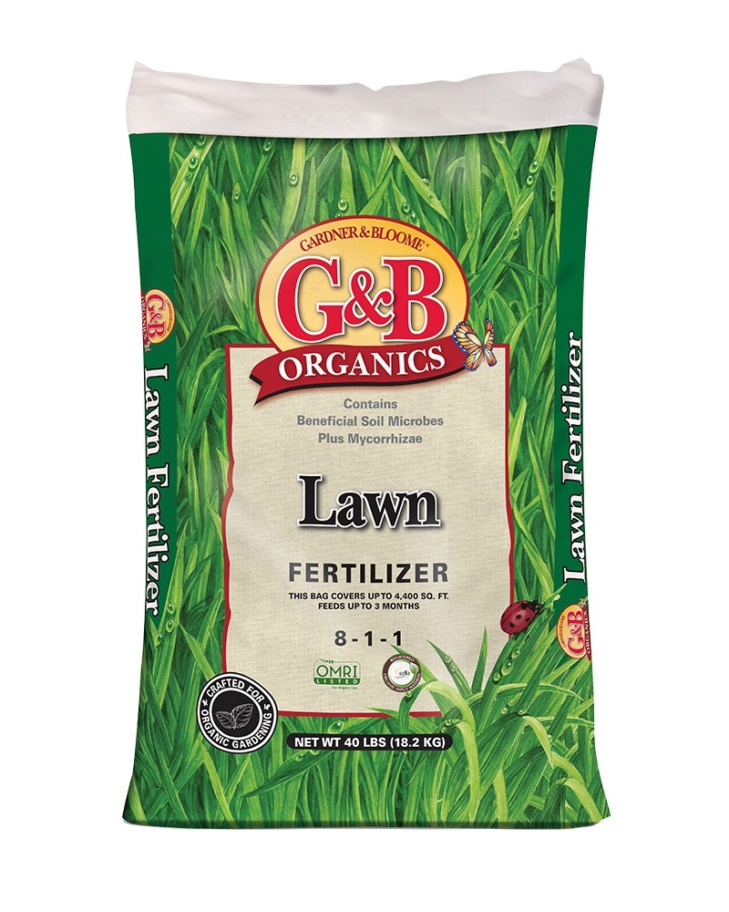 G&B Organics Lawn Fertilizer (8-1-1) 40 lbs bag