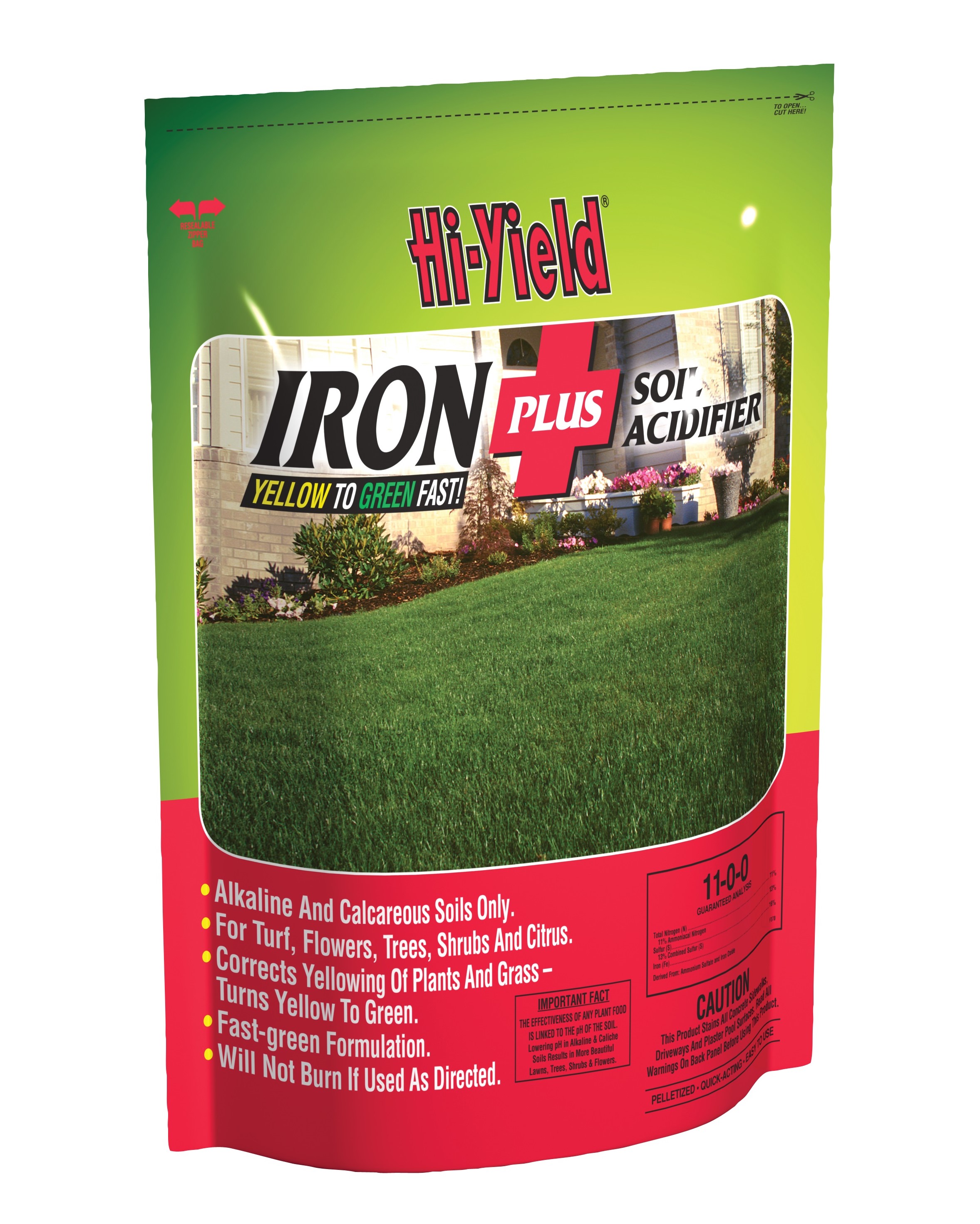 Hi-Yield Iron Plus Soil Acidifier 4lbs