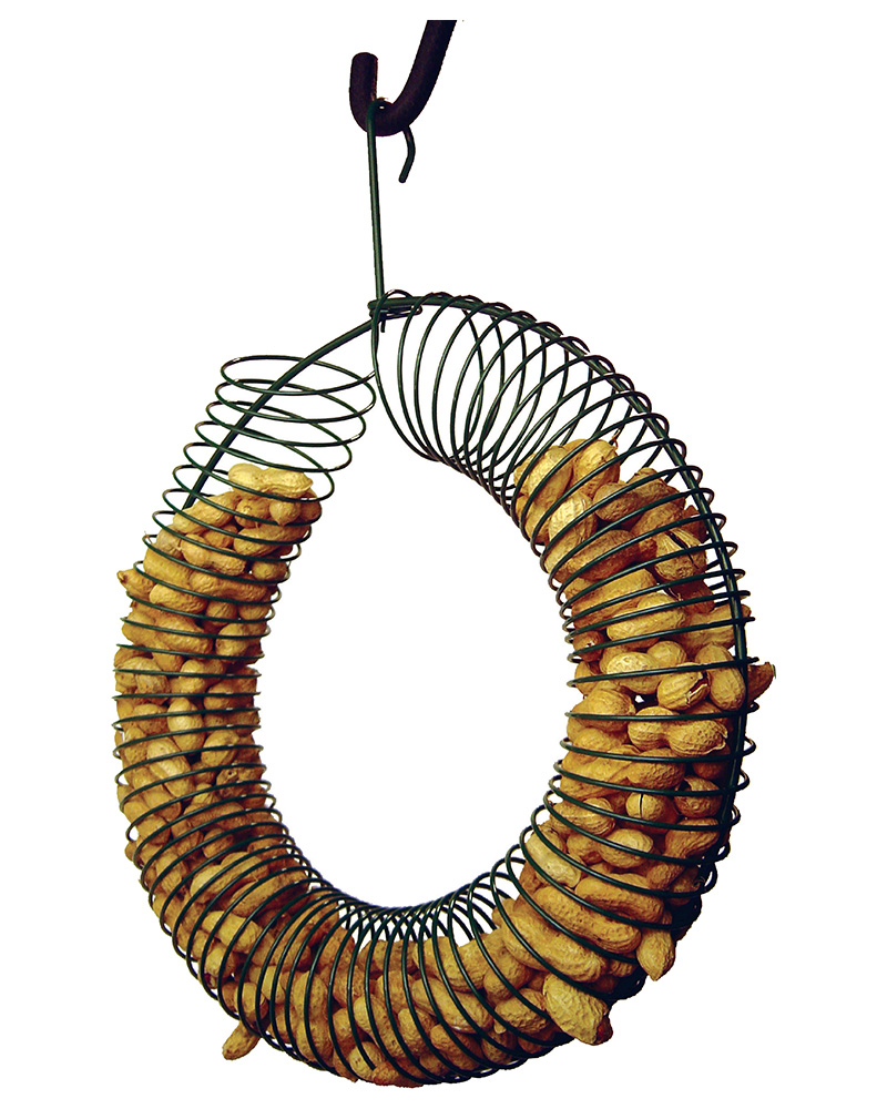 In-shell Peanut Wreath Feeder