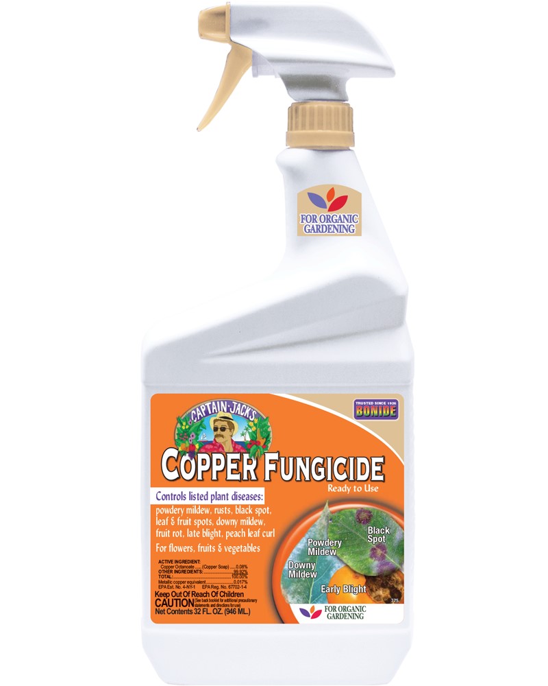 Organic Bonide Liquid Copper Fungicide Ready-To-Use 32oz