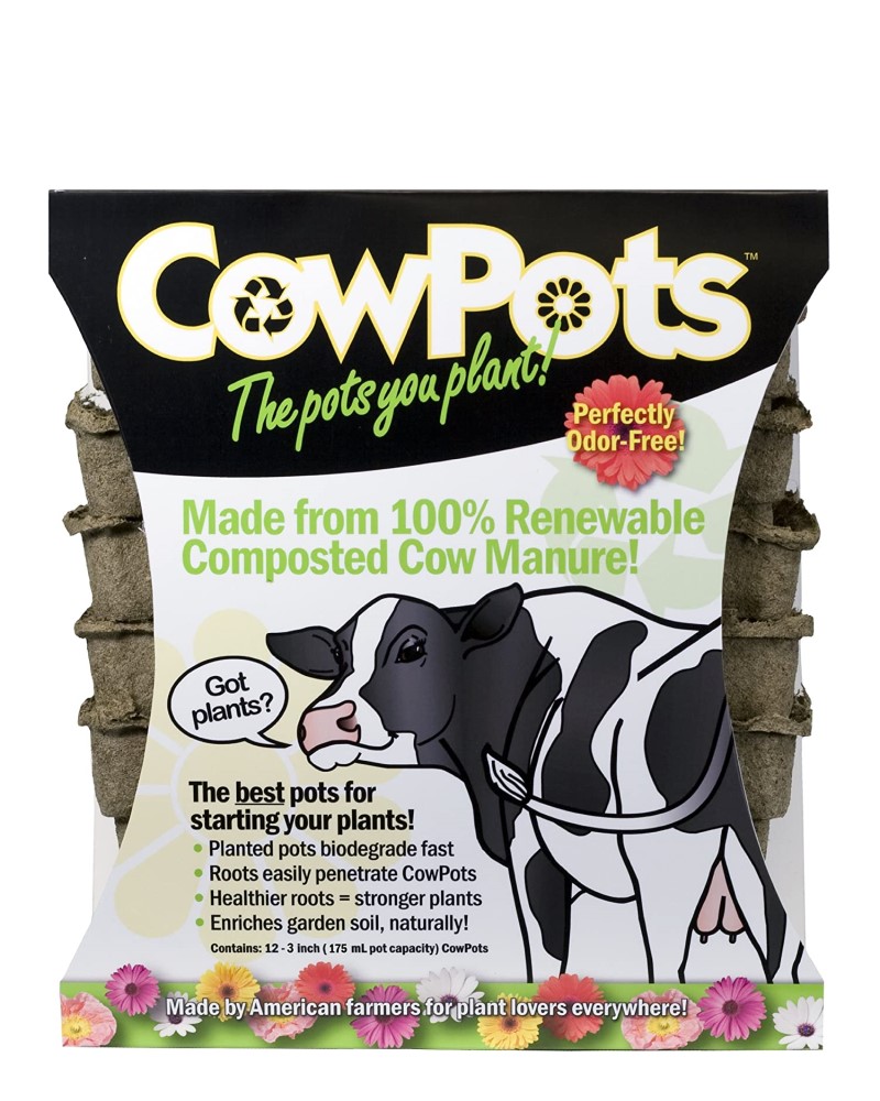 Cowpots 3" Square 12 pack