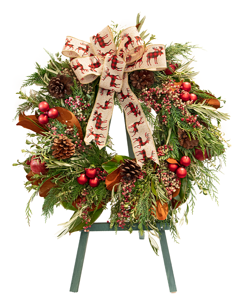 Sequoia Pinecone Handmade Wreath from $75-$125