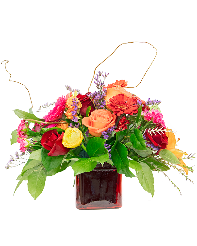 Crimson Glory Floral Arrangement from $70-$110