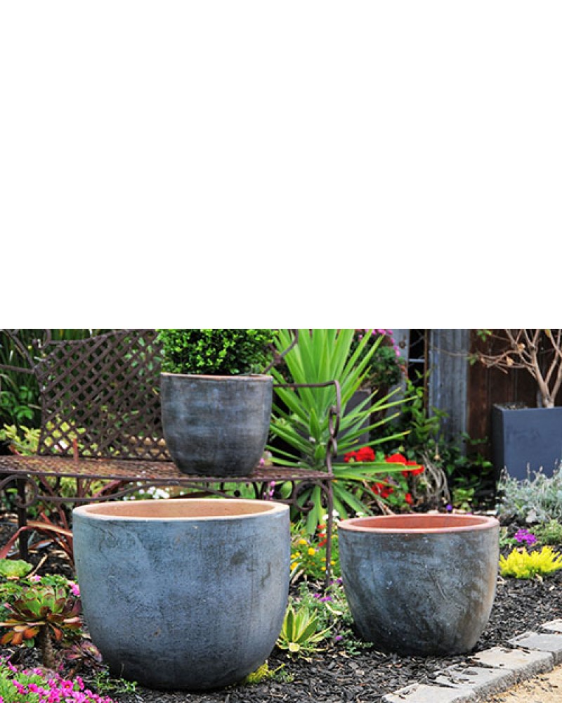 Rimless Parco Pot Graphite 19"