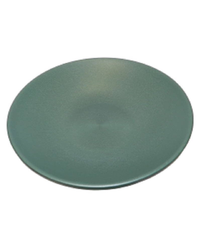 Plastic Bird Bath Dish Green 14"