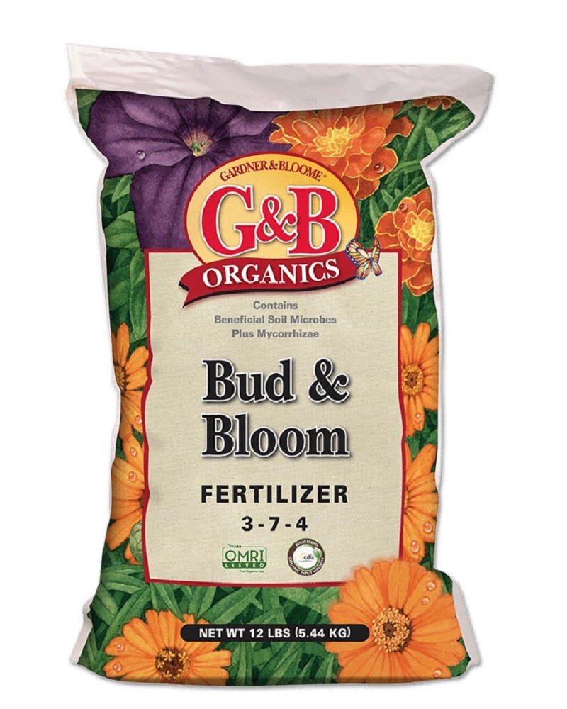 G&B Organics Bud & Bloom Fertilizer (3-7-4) 12lbs