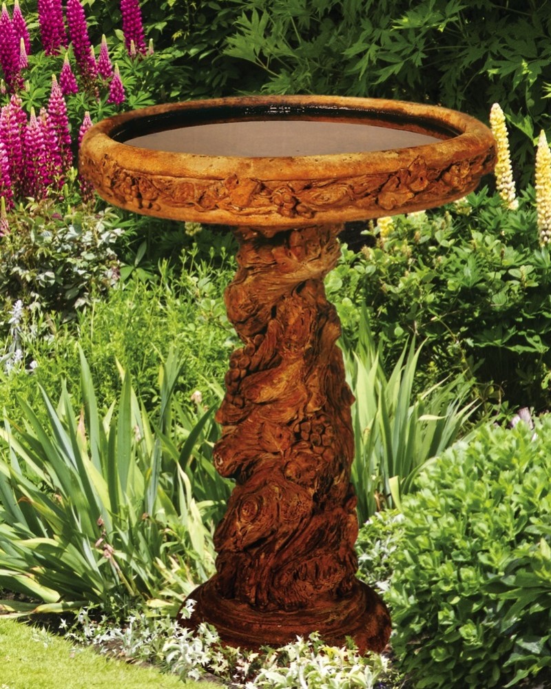 Bird Bath Large Grapevine